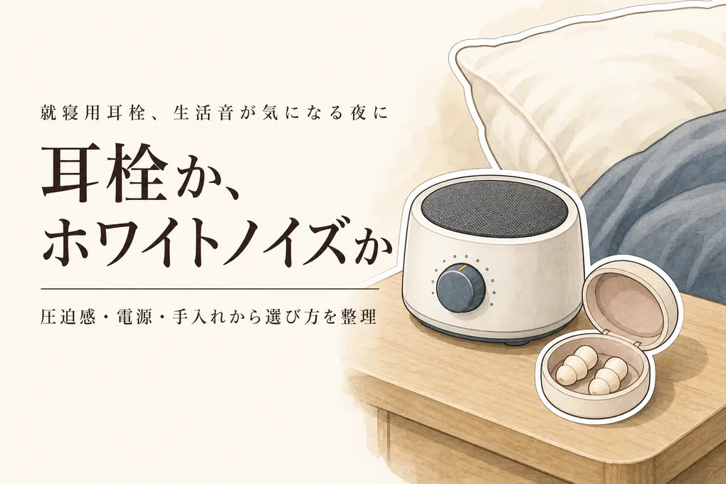 就寝用耳栓の人気商品を楽天で選ぶ前に｜ホワイトノイズマシンと比較