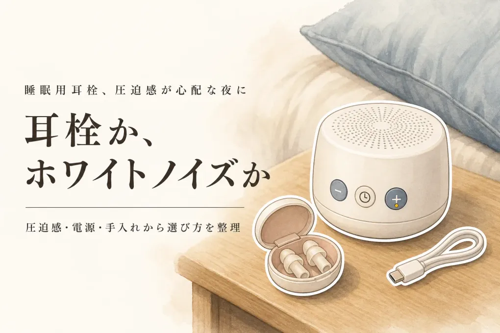 楽天でレビュー数が多い睡眠用耳栓とホワイトノイズマシンを比較｜圧迫感・電源・手入れで選ぶ